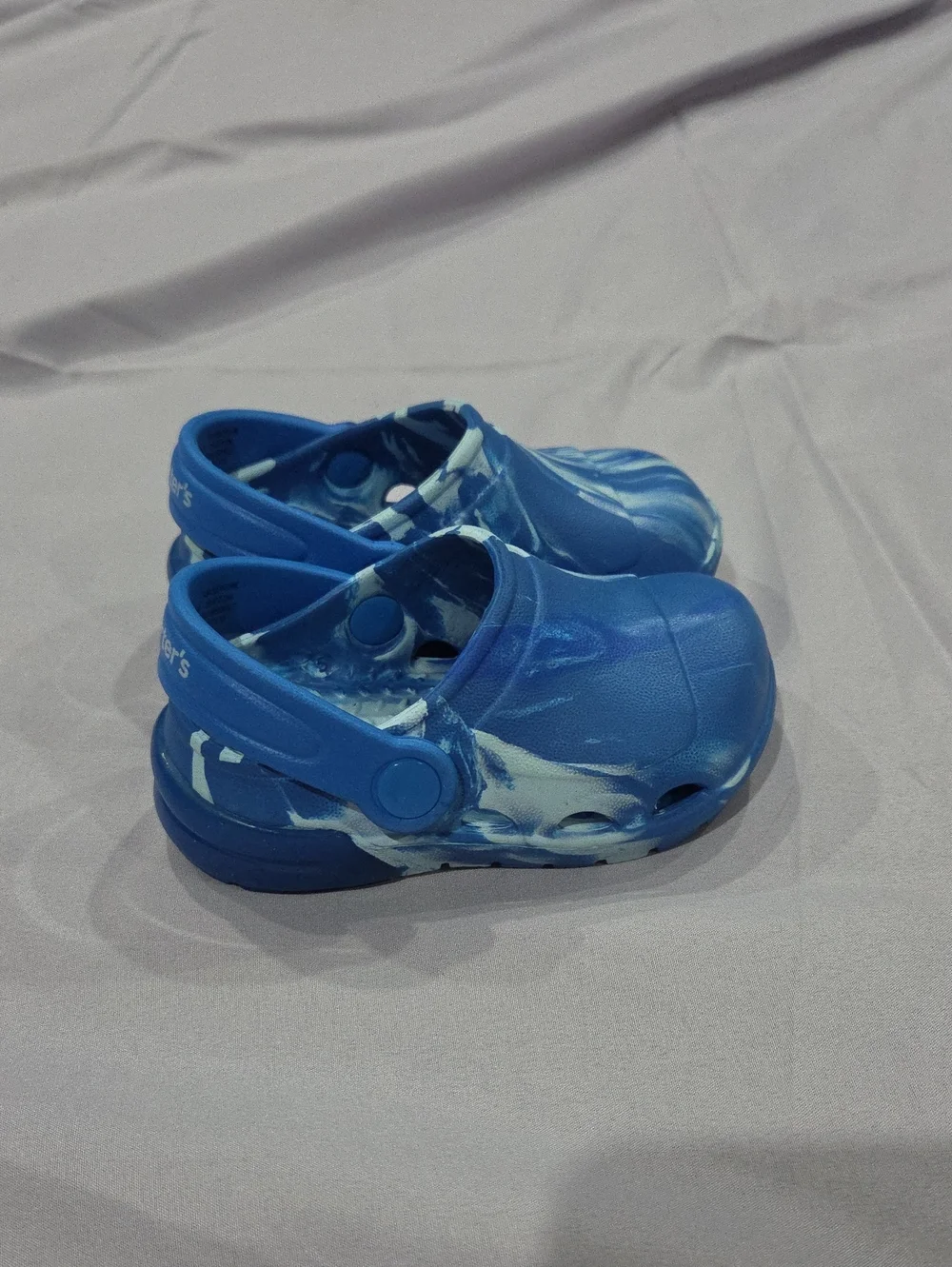 Carter's Blue Light Up Clogs, Size 5 Toddler